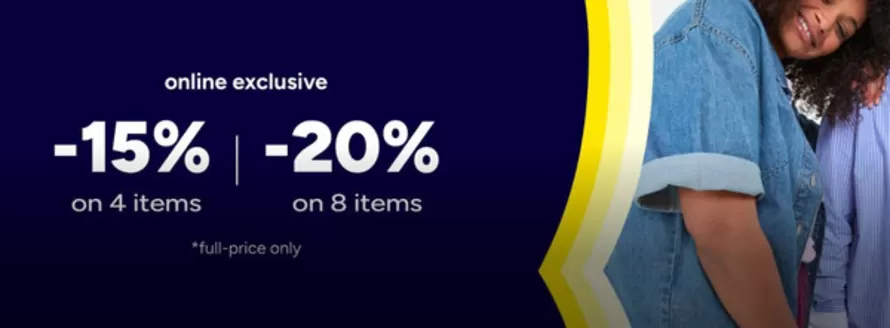 Kiabi catalogue | -15%-20% On 4 Items On 8 Items | 2026-10-15T00:00:00.000Z - 2026-10-19T00:00:00.000Z