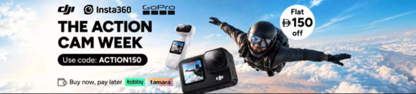 Noon catalogue | The Action Cam Week Flat Drh150 Off | 2026-10-16T00:00:00.000Z - 2026-10-19T00:00:00.000Z