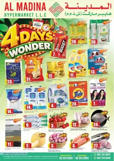 Al Madina catalogue | Browse 4 Days Wonder - Al Majaz Sharjah Offer By Al Madina Hypermarket | 2026-10-16T00:00:00.000Z - 2026-10-18T00:00:00.000Z