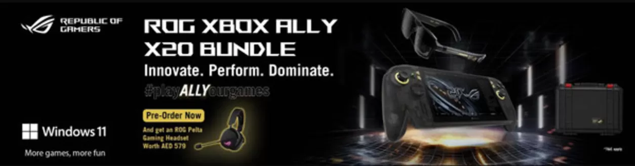 Virgin Megastore catalogue in Abu Dhabi | Pre-Order Now And get an ROG Pelta Gaming Headset Worth AED 579 | 2026-10-19T00:00:00.000Z - 2026-10-26T00:00:00.000Z