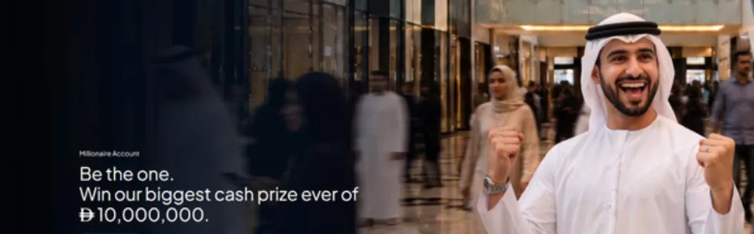 Emirates NBD catalogue in Abu Dhabi | Be The One. Win Our Biggest Cash Prize Ever Of Drh 10,000,000. | 2026-10-19T00:00:00.000Z - 2027-08-31T00:00:00.000Z