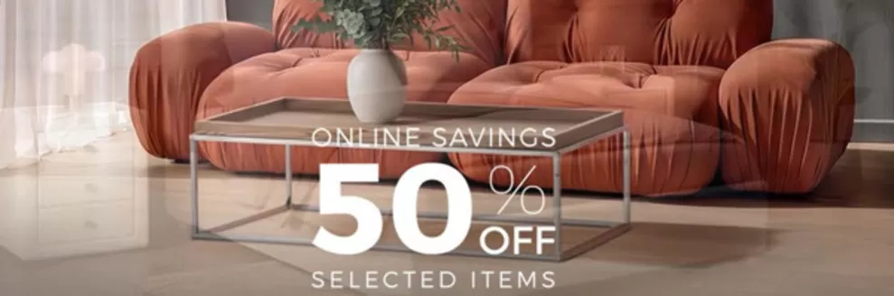 The One catalogue in Abu Dhabi | Online Savings 50% Off Selected Items | 2026-10-21T00:00:00.000Z - 2026-10-27T00:00:00.000Z