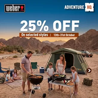 Adventure HQ catalogue | Great Adventures Deserve Great BBQ! Enjoy 25% Off | 2026-10-21T00:00:00.000Z - 2026-10-31T00:00:00.000Z