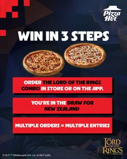 Pizza Hut catalogue in Al Nahda | Win In 3 Steps | 2026-10-26T00:00:00.000Z - 2026-12-01T00:00:00.000Z