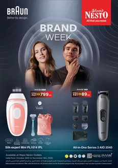 Nesto catalogue | Nesto BRAND WEEK - BRAUN , NADD AL HAMAR | 2026-10-26T00:00:00.000Z - 2026-11-09T00:00:00.000Z