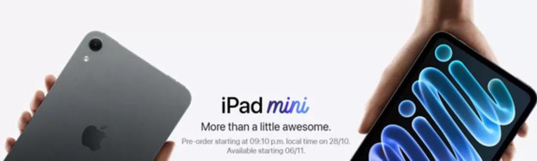 Apple catalogue in Al Nahda | iPad Mini More Than A Little Awesome. | 2026-10-28T00:00:00.000Z - 2026-11-06T00:00:00.000Z