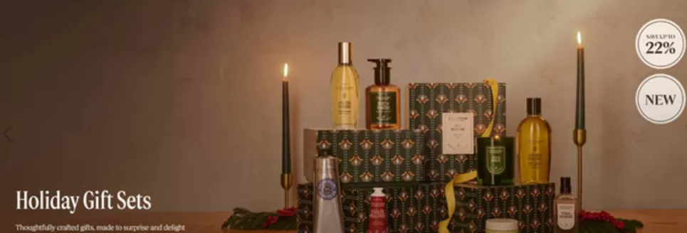 L'Occitane catalogue in Dubai | Holiday Gift Sets Save Up To 22% | 2026-10-30T00:00:00.000Z - 2026-11-02T00:00:00.000Z