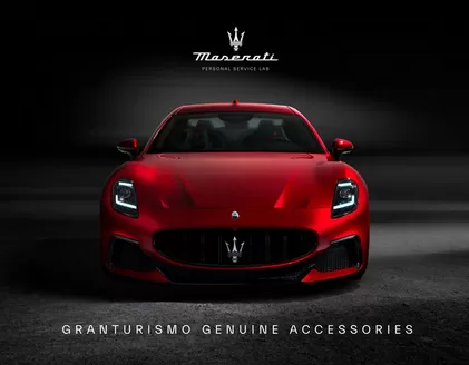 Maserati catalogue | GranTurismo ICE Folgore Genuine Accessories Brochure EN | 2025-07-03T00:00:00.000Z - 2026-07-03T00:00:00.000Z
