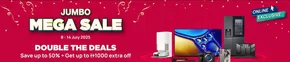 Jumbo catalogue in Al Ain | Jumbo Mega Sale! | 2025-07-08T00:00:00.000Z - 2025-07-14T00:00:00.000Z