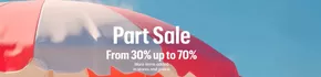 Part Sale From 30% Up To 70% Off
