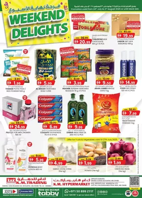 KM Trading catalogue in Dubai | Weekend Delights - Mussafah Branches | 2025-07-24T00:00:00.000Z - 2025-08-03T00:00:00.000Z