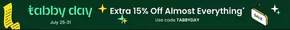 Mamas & Papas catalogue | Tabby Day + Extra 15% Off Almost Everything | 2025-07-25T00:00:00.000Z - 2025-07-31T00:00:00.000Z