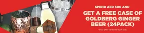 Send AED 500 and Get A Free Case Of Goldberg GINGER BEER 