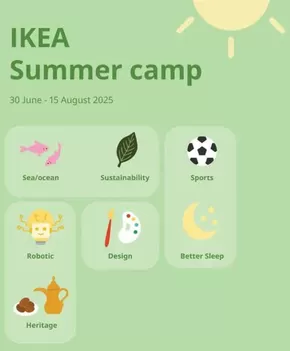 Ikea catalogue in Dibba Al-Hisn | IKEA Summer camp | 2025-07-30T00:00:00.000Z - 2025-08-15T00:00:00.000Z