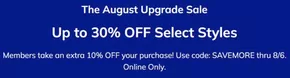 Skechers catalogue in Al Nahda | Up to 30% off select styles | 2025-08-06T00:00:00.000Z - 2025-08-31T00:00:00.000Z