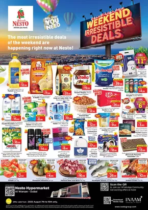 Nesto catalogue | Nesto WEEKEND IRRESISTIBLE DEALS, AL WARSAN | 2025-08-07T00:00:00.000Z - 2025-08-11T00:00:00.000Z