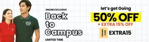 Let's get Going 50% Off + EXTRA 15% Off