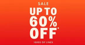 Sale Up To 60% Off!