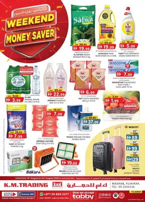 KM Trading catalogue in Fujairah | Weekend Money Saver - Fujairah | 2025-08-14T00:00:00.000Z - 2025-08-24T00:00:00.000Z