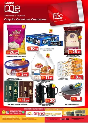 Grand Hyper Market catalogue | Grand Me Deals - Grand Hypermarket Jebel Ali | 2025-08-18T00:00:00.000Z - 2025-08-24T00:00:00.000Z