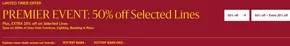 West Elm catalogue in Dubai | Premier Event: 50% off Selected Lines | 2025-08-25T00:00:00.000Z - 2025-08-31T00:00:00.000Z