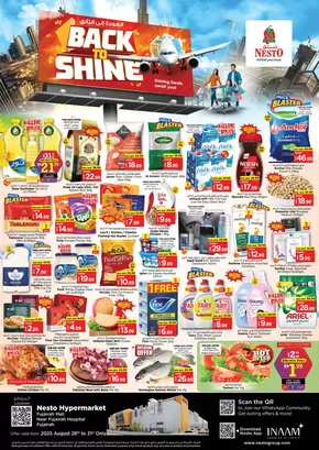 Nesto catalogue | "Back To Shine" At Nesto Hypermarket Fujairah Mall | 2025-08-28T00:00:00.000Z - 2025-09-01T00:00:00.000Z