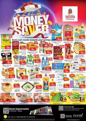 Nesto catalogue in Sharjah | Nesto MONEY SAVER, AL WARSAN | 2025-09-01T00:00:00.000Z - 2025-09-04T00:00:00.000Z