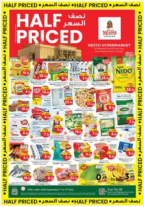 Nesto catalogue in Sharjah | HALF PRICED DEALS NESTO MUWAILEH | 2025-09-01T00:00:00.000Z - 2025-09-04T00:00:00.000Z
