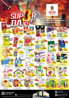 Nesto catalogue in Sharjah | Nesto SUPER 3 DAYS | 2025-09-01T00:00:00.000Z - 2025-09-04T00:00:00.000Z