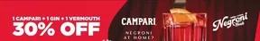 MMI catalogue in Dubai | 1 Campari + 1 Gin + 1 Vermouth 30% Off | 2025-09-01T00:00:00.000Z - 2025-09-30T00:00:00.000Z