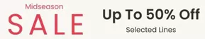 Midseason Sale Up To 50% Off 