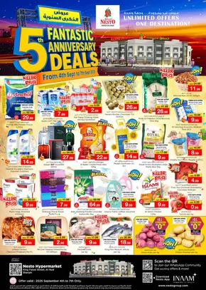 Nesto catalogue in Dubai | Nesto 5th Fantastic Anniversary Deals, King Faisal | 2025-09-04T00:00:00.000Z - 2025-09-08T00:00:00.000Z