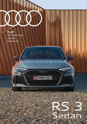 Audi catalogue in Abu Dhabi | rs3 sedan | 2025-09-06T00:00:00.000Z - 2025-09-20T00:00:00.000Z