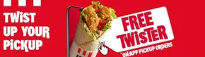 KFC catalogue in Umm al-Quwain | Free Twister | 2025-09-11T00:00:00.000Z - 2025-09-19T00:00:00.000Z
