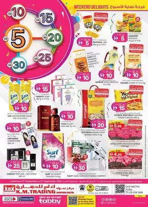 KM Trading catalogue in Dubai | Weekend Delights - Dubai | 2025-09-12T00:00:00.000Z - 2025-09-26T00:00:00.000Z