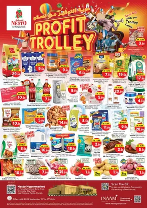 Nesto catalogue in Sharjah | Nesto PROFIT TROLLEY DEALS MUWEILAH | 2025-09-15T00:00:00.000Z - 2025-09-18T00:00:00.000Z