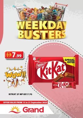 Grand Hyper Market catalogue in Sharjah | Weekday Busters | 2025-09-15T00:00:00.000Z - 2025-09-21T00:00:00.000Z