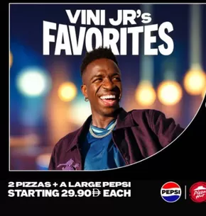 Pizza Hut catalogue in Mussafah | Vini Jr’s Favorites are Here  | 2025-09-16T00:00:00.000Z - 2025-09-21T00:00:00.000Z