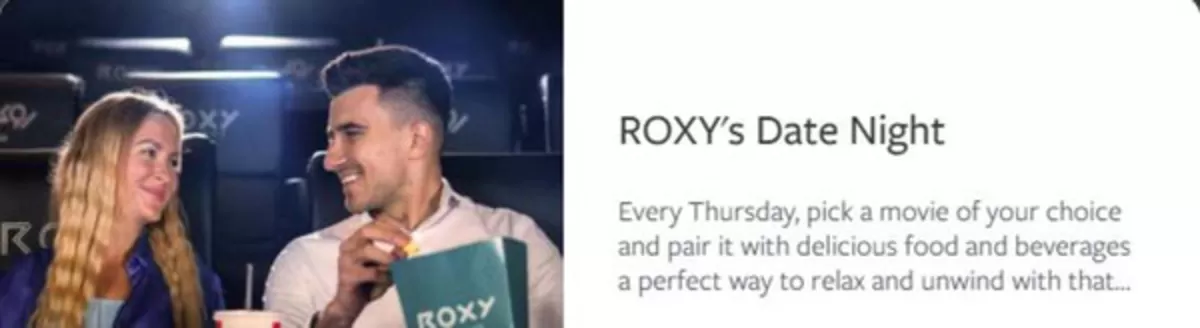 Roxy Cinemas catalogue in Fujairah | Explore Our Exciting Promotions Across ROXY Cinemas | 2025-09-19T00:00:00.000Z - 2025-11-21T00:00:00.000Z