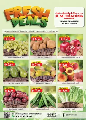 KM Trading catalogue in Abu Dhabi | KMTrading promotion | 2025-09-22T00:00:00.000Z - 2025-10-06T00:00:00.000Z