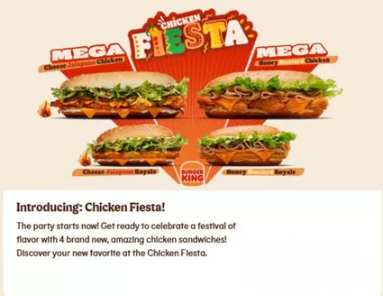 Burger King catalogue in Dubai | Chicken Fiesta! | 2025-09-30T00:00:00.000Z - 2025-11-18T00:00:00.000Z
