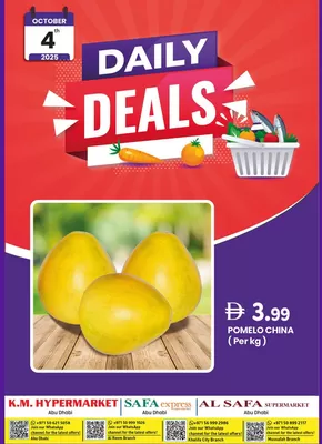 KM Trading catalogue in Fujairah | Top offers for thrifty shoppers | 2025-10-05T00:00:00.000Z - 2025-10-19T00:00:00.000Z