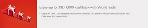 HSBC catalogue in Dubai | Enjoy up to USD 1,000 Cashback with WorldTrader | 2025-10-06T00:00:00.000Z - 2025-10-31T00:00:00.000Z