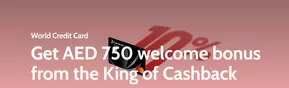 Rakbank catalogue in Sharjah | Get AED 750 welcome bonus from the King of Cashback | 2025-10-06T00:00:00.000Z - 2025-10-31T00:00:00.000Z