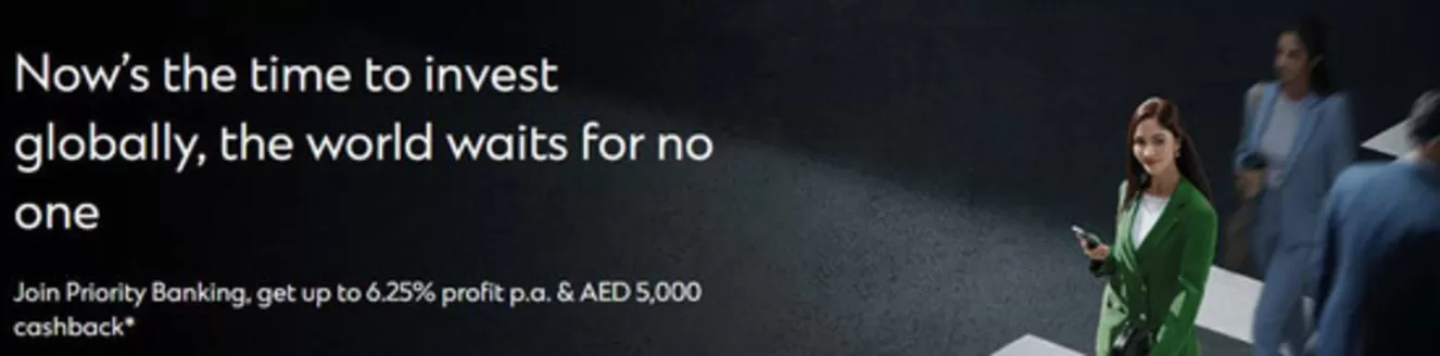 Standard Chartered Bank catalogue | Join Priority Banking, get up to 6.25% profit p.a. & AED 5,000 cashback* | 2025-10-08T00:00:00.000Z - 2025-12-31T00:00:00.000Z