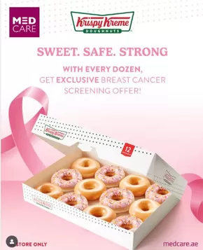 Krispy Kreme catalogue in Ruwais | Breast Cancer Screening Offer Exclusivly | 2025-10-10T00:00:00.000Z - 2025-10-31T00:00:00.000Z