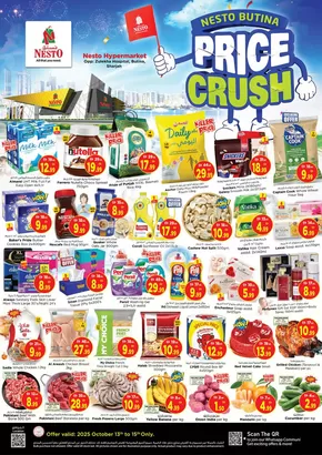 Nesto catalogue in Umm al-Quwain | Nesto Price Crush, Butina | 2025-10-13T00:00:00.000Z - 2025-10-16T00:00:00.000Z