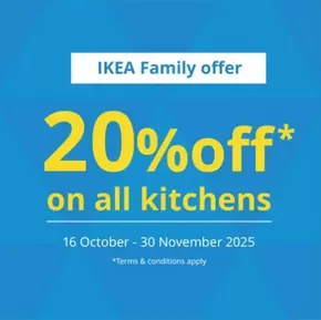 Ikea catalogue | Ikea Family Offer 20% Off* On All Kitchens | 2025-10-17T00:00:00.000Z - 2025-11-30T00:00:00.000Z