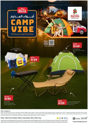 Nesto catalogue in Dubai | Nesto CAMP VIBE, KARAMA-A | 2025-10-24T00:00:00.000Z - 2025-11-17T00:00:00.000Z