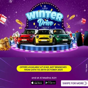 Al Madina catalogue in Sila | Winter Drive Offers! ICAD, M37 | 2025-10-24T00:00:00.000Z - 2025-10-26T00:00:00.000Z